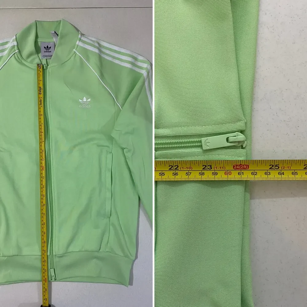 Adidas Originals Classics Superstar Tracksuit Semi Green Spark White Size L